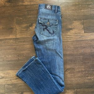 Rock & republic low rise boot cut jeans